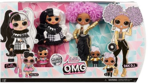 426165-INT L.O.L. Surprise OMG Winter Disco 2 pack- Dollie & 24K DJ