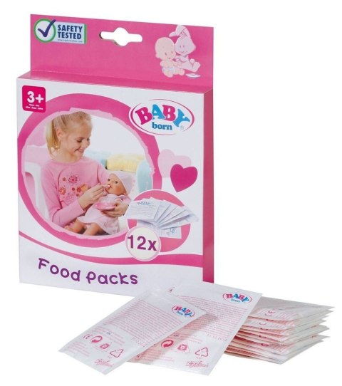 BABY born® Food 12 Sachets Jedzenie dla Lalki 12 sztuk 779170