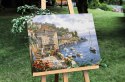 Malowanie po numerach 40x50 Jezioro Como