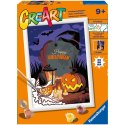 CreArt Halloweenowy Nastrój Malowanie Po Numerach Ravensburger 23713