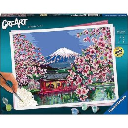 CreArt Kwitnąca wiśnia w Japonii Malowanie Po Numerach Ravensburger 20177