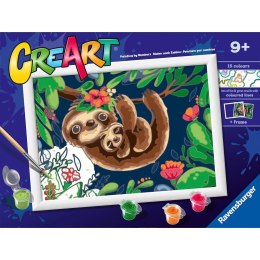 CreArt Słodkie Leniwce Malowanie Po Numerach Ravensburger 23632