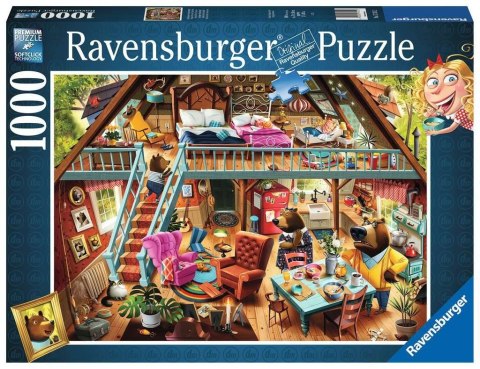 Ravensburger Puzzle 2D 1000 elementów: Porwanie Złotowłosej 17311