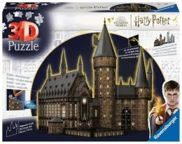 Ravensburger Puzzle 3D Budynki nocą: Zamek Hogwarts 540 elementów 11550