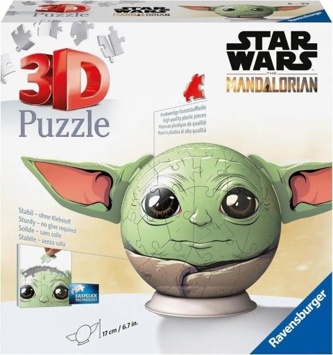 Ravensburger Puzzle 3D: Star Wars Grogu Kula 72 elementy 11556