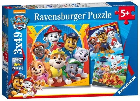 Ravensburger Puzzle dla dzieci 2D: Psi Patrol. 3x49 elementów 5048