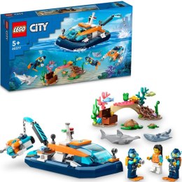 LEGO City Łódź do nurkowania badacza 60377