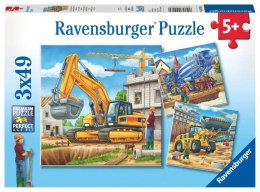 Ravensburger Puzzle Duże pojazdy budowlane 09226