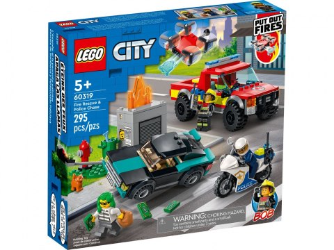 LEGO 60319 City Akcja strażacka i policyjny pościg