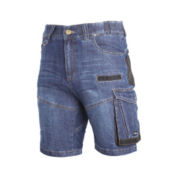 spodnie robocze do pasa krótkie jeans Slim Fit L40707 Lahti Pro