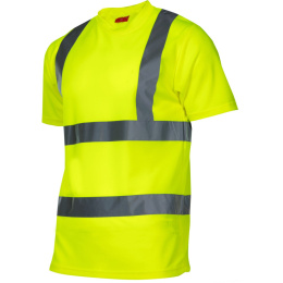 t-shirt roboczy ostrzegawczy L40208 Lahti Pro żółty