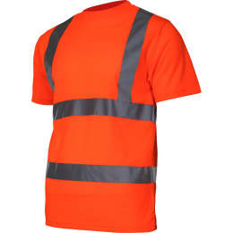 t-shirt roboczy ostrzegawczy L40208 Lahti Pro pomarańczowy