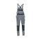 SPODNIE OGRODNICZKI SKIPER SARA WORKWEAR SZARO-CZARNE