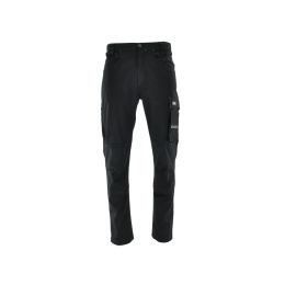 spodnie robocze do pasa Actiflex Sara Workwear czarno-ciemnoszare