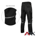 Art.Mas. spodnie robocze do pasa Jeans Stretch Black