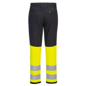 Portwest CD888 spodnie robocze do pasa serwisowe WX2 Eco Hi-Vis klasy 1 czarno-żółte