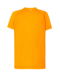 t-shirt sportowy dziecięcy Sport Kid JHK pomarańczowy