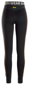 Damskie legginsy robocze termiczne Stay Warm Snickers Workwear 9471 czarne