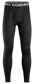 LEGGINSY TERMICZNE FUSION 9486 SNICKERS WORKWEAR CZARNE