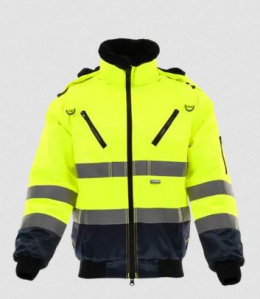 krótka kurtka robocza ocieplana Sara Workwear Alpha Winter HV żółta