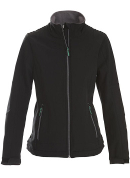 WYPRZEDAŻ KURTKA ROBOCZA SOFTSHELL 2261045 PRINTER ACTIVE WEAR CZARNA ROZM. M