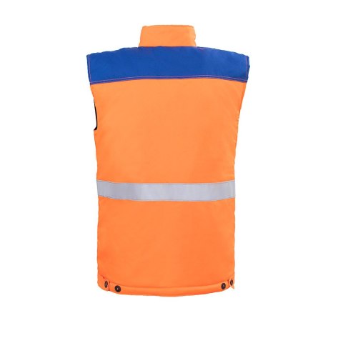 BEZRĘKAWNIK OCIEPLANY PROMAN 260 POMARAŃCZOWY HV ROZM. 62