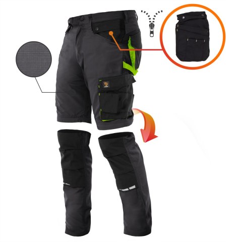 SPODNIE WIELOFUNKCYJNE ZEUS GRAY ROZM. 58