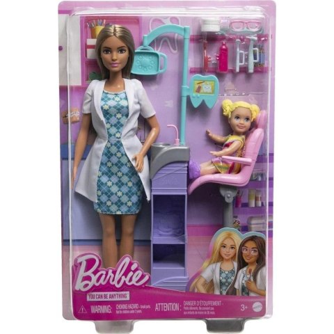 Barbie Kariera. Gabinet dentystyczny z pacjentką