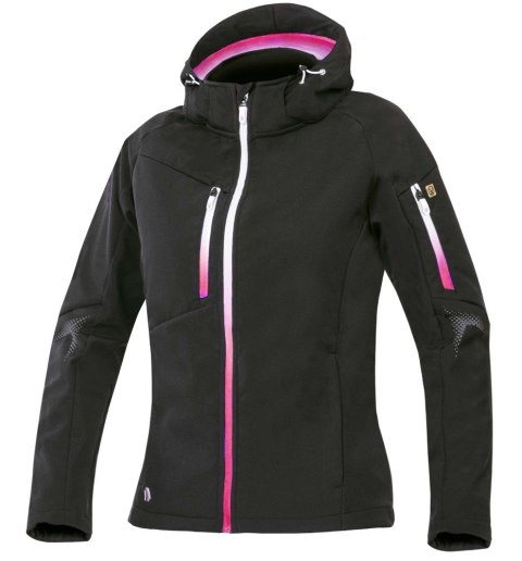 Damska kurtka softshell ARDON® CREATRON® Czarno-różowa XS
