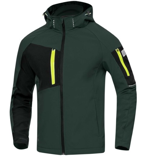 Kurtka softshell ARDON®CITYCONIC® ciemnozielony S