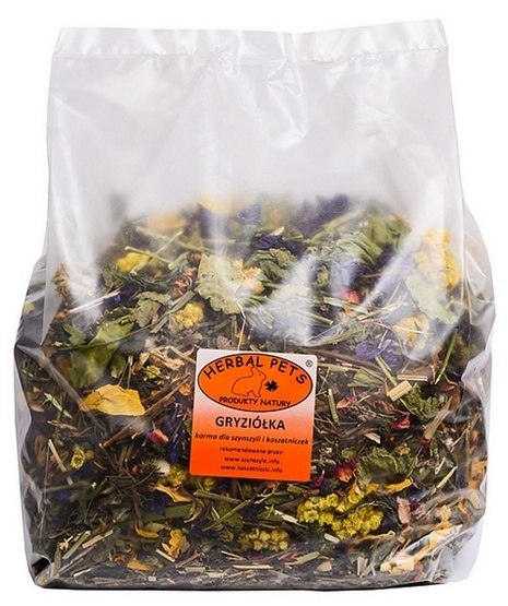 Herbal Pets Gryziółka karma dla szynszyli koszatniczki 800g