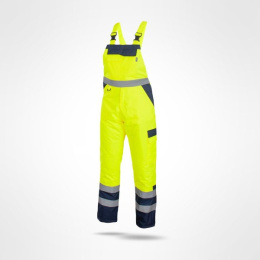 WYPRZEDAŻ SPODNIE ROBOCZE OGRODNICZKI OCIEPLANE ODBLASKOWE DROGOWIEC WINTER SARA WORKWEAR ROZM. XL