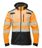BLUZA ROBOCZA SOFTSHELL Z PASAMI ODBLASKOWYMI BRIXTON FLASH KAT. 2 KL. 2 POLSTAR POMARAŃCZOWA
