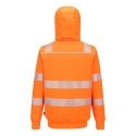Portwest PW321 bluza robocza zimowa ostrzegawcza zapinana na zamek pomarańczowa