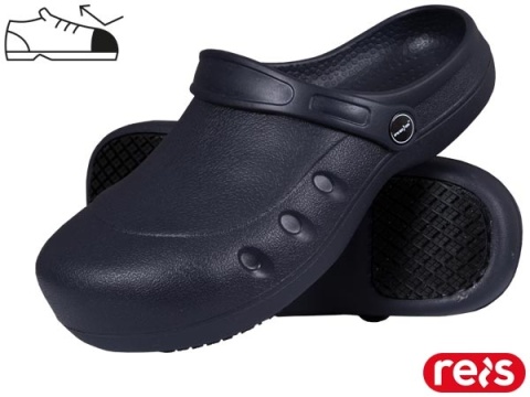 Klapki robocze granatowe