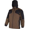 Kurtka robocza męska 3w1 brązowo-czarna