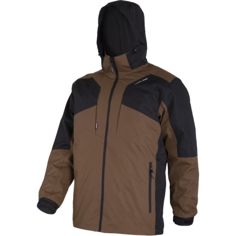 Kurtka robocza męska 3w1 brązowo-czarna