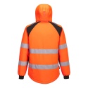 Portwest CD809 kurtka robocza softshell ocieplana ostrzegawcza WX2 (2L) pomarańczowo-czarna
