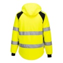Portwest CD809 kurtka robocza softshell ocieplana ostrzegawcza WX2 (2L) żółto-czarna