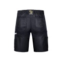 PROCERA SPODNIE ROBOCZE KRÓTKIE LANDER SPANDEX CZARNE TYŁ
