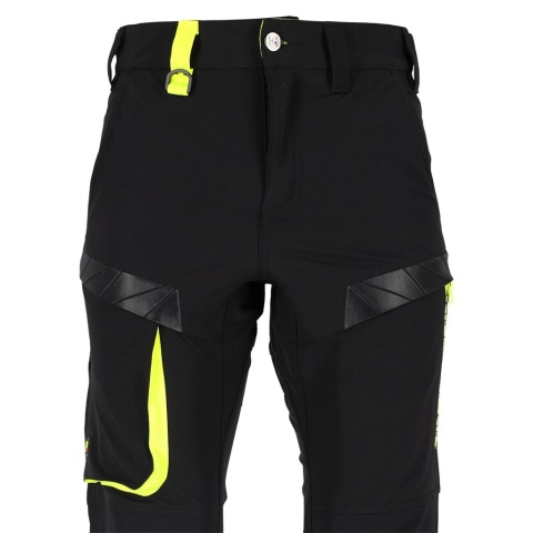 Spodnie robocze do pasa L.Hollman przód zblizenie