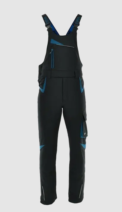 ogrodniczki robocze ocieplane comfort winter sara petrol czarne