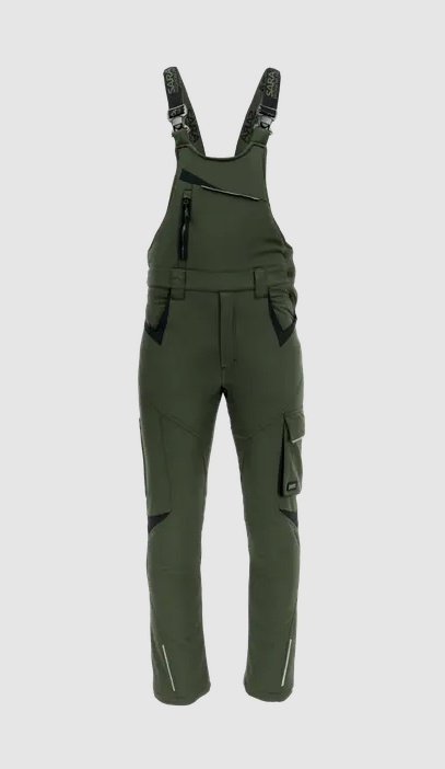 ogrodniczki robocze ocieplane comfort winter sara oliwka