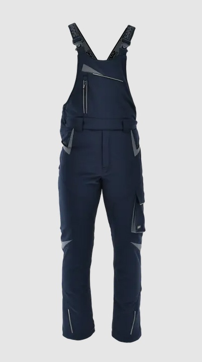 ogrodniczki robocze ocieplane comfort winter sara granatowo-szare