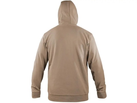 Cxs Canis Alton bluza robocza męska z kapturem beżowa tył