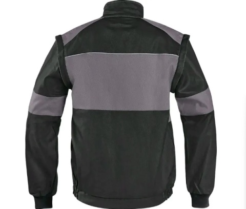 bluza robocza czarno-szara CXS Canis EDA tył