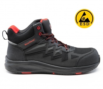 trzewiki robocze z podnoskiem kompozytowym Bearfiels Bristol S1SP SR FO ESD Polstar bok