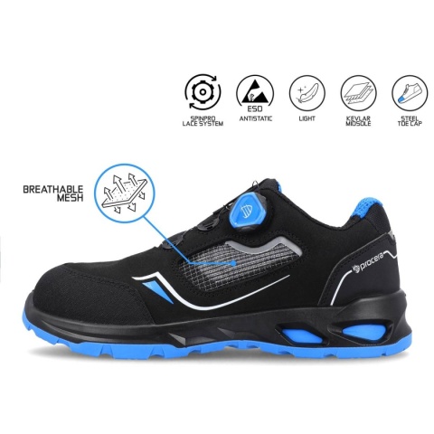 procera AXENS ESD S1PS buty robocze z metalowym podnoskiem