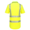 Portwest KX302 koszulka robocza polo ostrzegawcza KX3 z krótkim rękawem żółta
