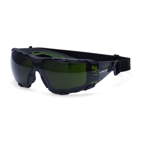 okulary robocze ochronne Tech Look Pro KN PS28 Portwest butelkowa zieleń